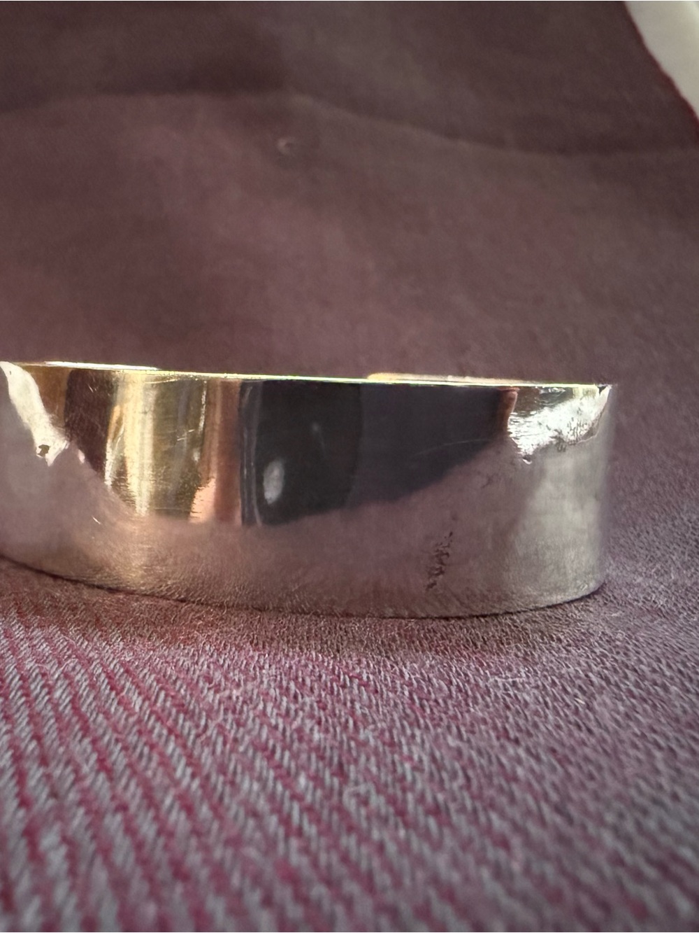 Sterling Silver Cuff Bracelet - Polished Silver Finish
